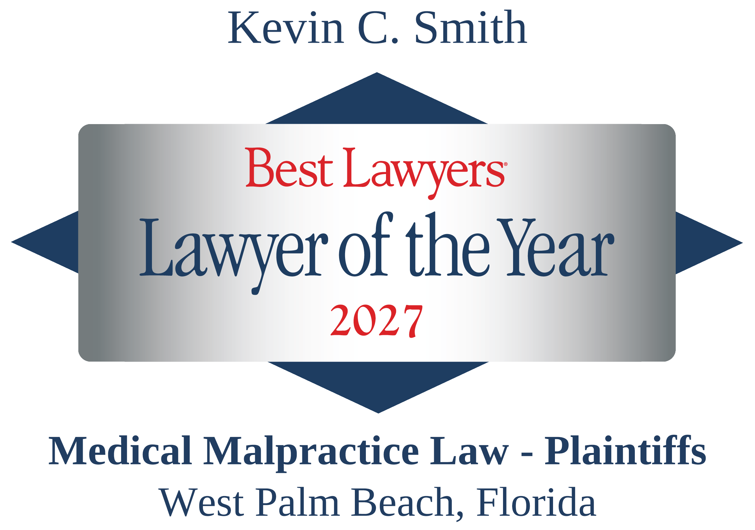 Best Lawyers lawyer of the year logo Kevin C. Smith