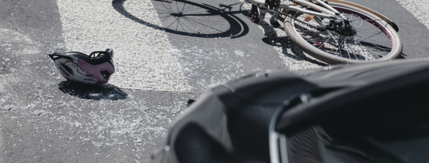 bicyclists injured by van