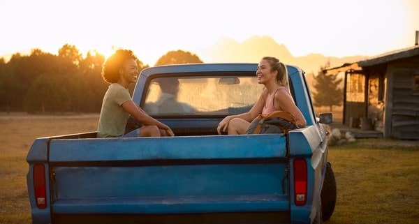 can you ride in the back of a pickup truck