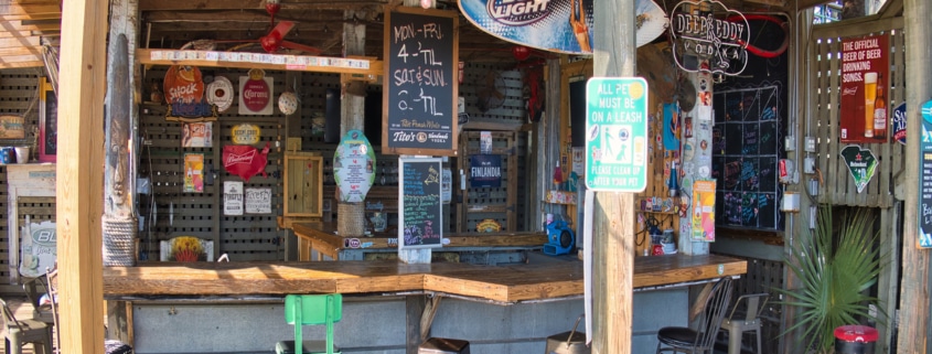 woman injured when golf cart crashes into jensen beach bar