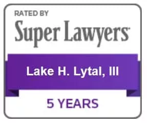 Super Lawyers 5 Year Badge