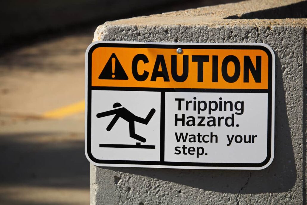 Warning signs are one way to prevent premises liability lawsuits.