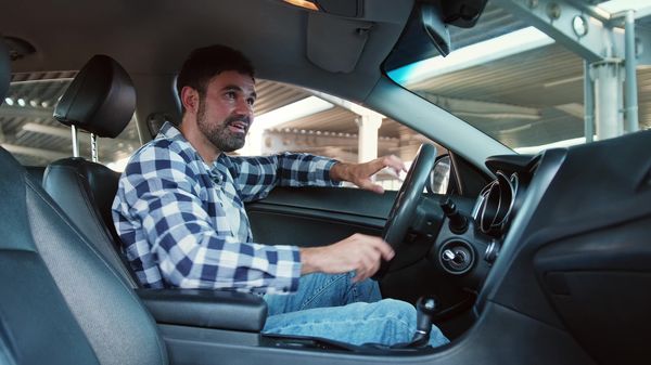 car accident during test drive